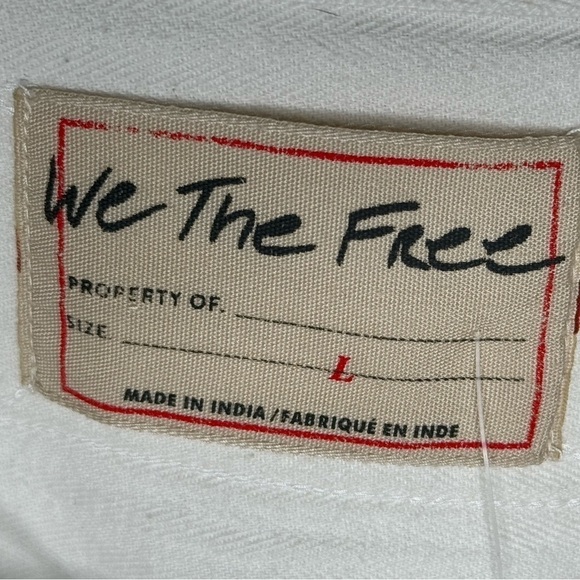 Free People “We the Free Cassandra” Oversized Blazer — Ivory / Cream, Size Large - Picture 5 of 6